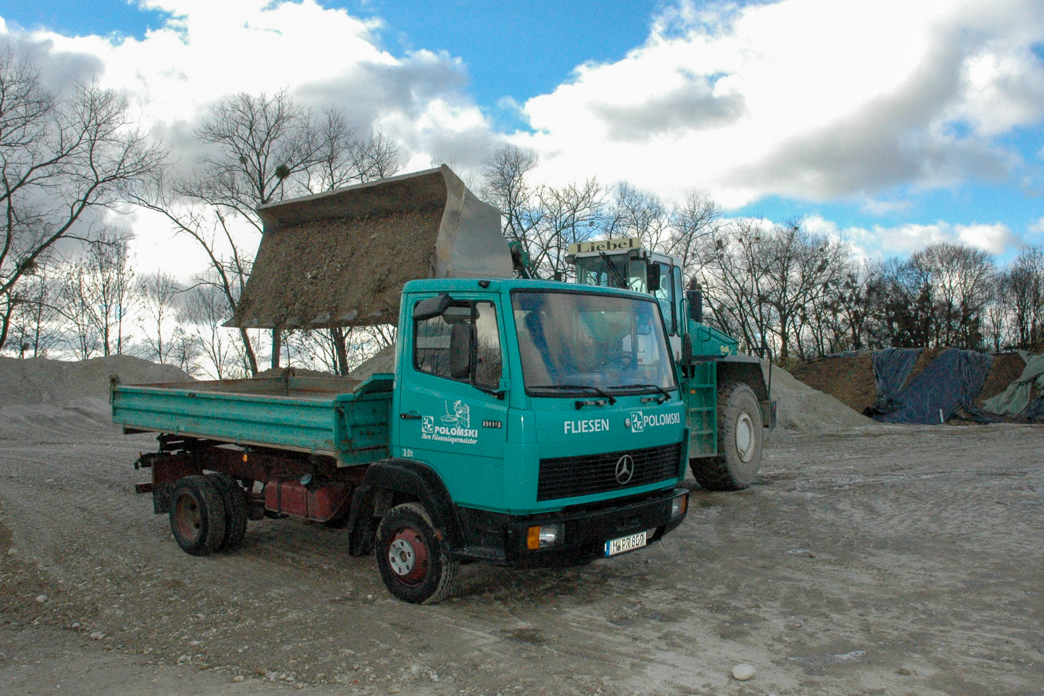 LKW Dreiseitenkipper Transport in München und Umland